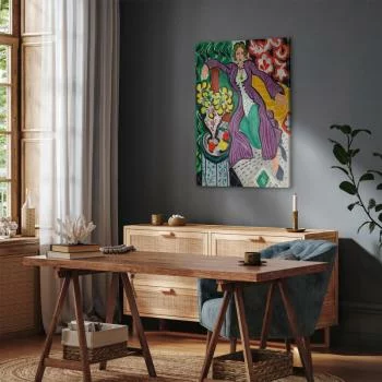 Obraz - Henri Matisse – Kobieta w fioletowym płaszczu - obrazek 7
