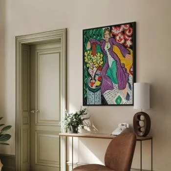 Obraz - Henri Matisse – Kobieta w fioletowym płaszczu - obrazek 5