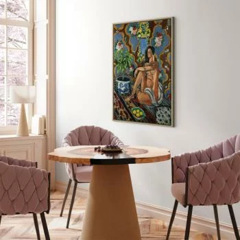 Obraz - Henri Matisse – Figura dekoracyjna na tle ozdobnym - obrazek 5