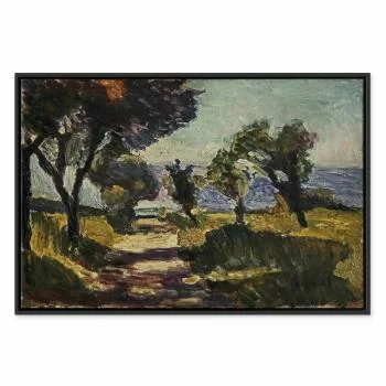 Obraz - Henri Matisse – Korsykański krajobraz z drzewami oliwnymi - obrazek 2