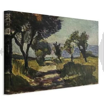 Obraz - Henri Matisse – Korsykański krajobraz z drzewami oliwnymi