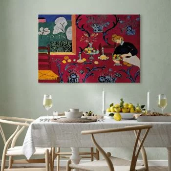 Obraz - Henri Matisse – Harmonia w czerwieni (Czerwony pokój) - obrazek 7