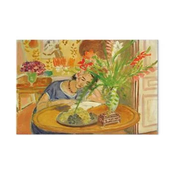 Obraz - Henri Matisse – Kobieta z mieczykami - obrazek 2
