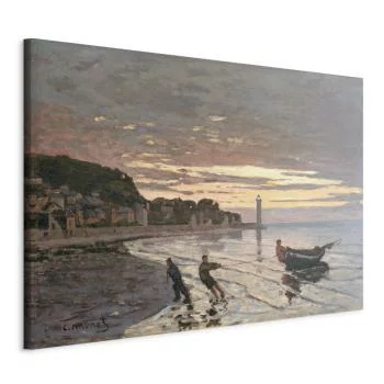 Obraz - Claude Monet – Holowanie łodzi w Honfleur