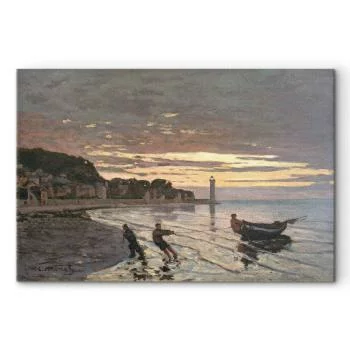 Obraz - Claude Monet – Holowanie łodzi w Honfleur - obrazek 2
