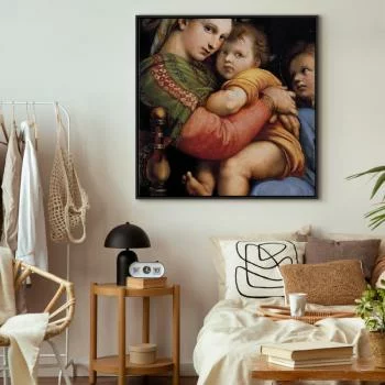 Obraz - Rafael Santi – Madonna on a Chair - obrazek 6