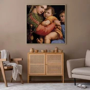 Obraz - Rafael Santi – Madonna on a Chair - obrazek 5