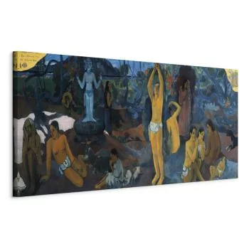 Obraz - Paul Gauguin – Skąd przyszliśmy? Kim jesteśmy? Dokąd idziemy?