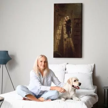 Obraz - Carl Spitzweg – Bibliotekarz - obrazek 6