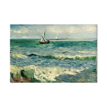 Obraz - Vincent van Gogh – Widok morza w Saintes-Maries - obrazek 2