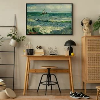 Obraz - Vincent van Gogh – Widok morza w Saintes-Maries - obrazek 7