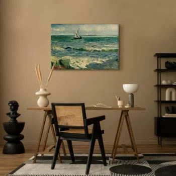Obraz - Vincent van Gogh – Widok morza w Saintes-Maries - obrazek 7