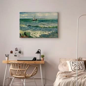 Obraz - Vincent van Gogh – Widok morza w Saintes-Maries - obrazek 6