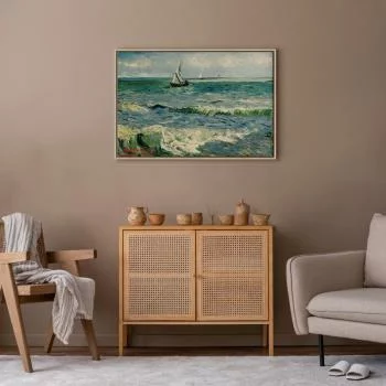 Obraz - Vincent van Gogh – Widok morza w Saintes-Maries - obrazek 5