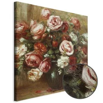 Obraz - Pierre-Auguste Renoir – Bukiet róż (martwa natura)