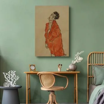 Obraz - Egon Schiele – Autoportret (Mężczyzna w pomarańczowej koszuli) - obrazek 7