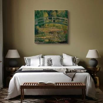 Obraz - Claude Monet – Mostek nad stawem z liliami wodnym - obrazek 6