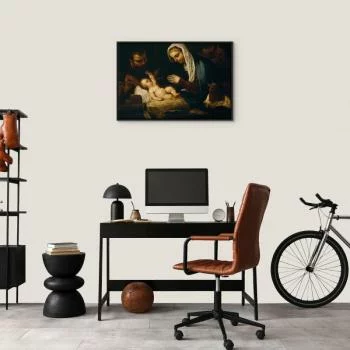 Obraz - Tintoretto – Święta Rodzina - obrazek 7