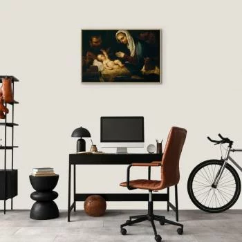 Obraz - Tintoretto – Święta Rodzina - obrazek 7