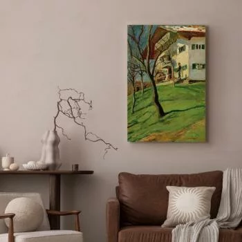 Obraz - Unser Häuschen in Tegernsee (August Macke) - obrazek 4