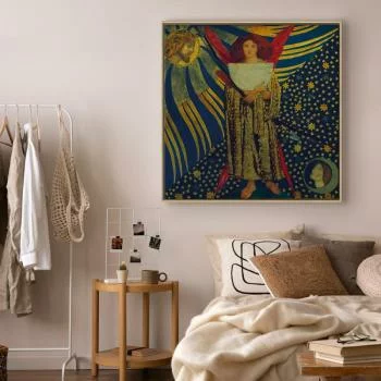 Obraz - Dante Gabriel Rossetti – Miłość Dantego - obrazek 6