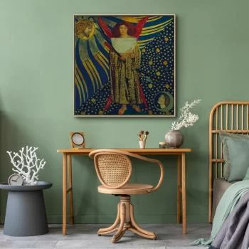 Obraz - Dante Gabriel Rossetti – Miłość Dantego - obrazek 7