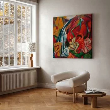 Obraz - Franz Marc – Wodospad (Kobiety pod wodospadem) - obrazek 5