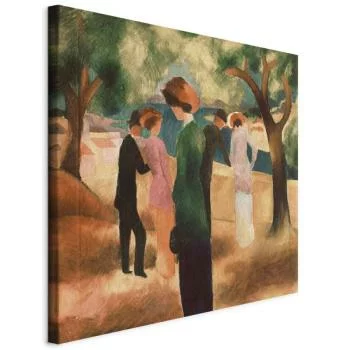Obraz - August Macke – Kobieta w zielonym żakiecie