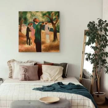 Obraz - August Macke – Kobieta w zielonym żakiecie - obrazek 6