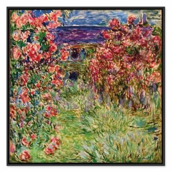 Obraz - Claude Monet – Dom wśród róż - obrazek 2