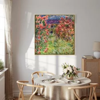 Obraz - Claude Monet – Dom wśród róż - obrazek 7