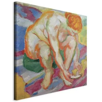 Obraz - Franz Marc – Akt z kotem