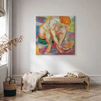 Obraz - Franz Marc – Akt z kotem - obrazek 4