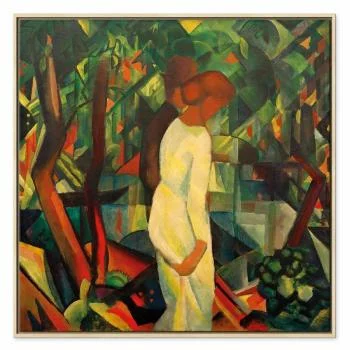 Obraz - August Macke – Para w lesie - obrazek 2