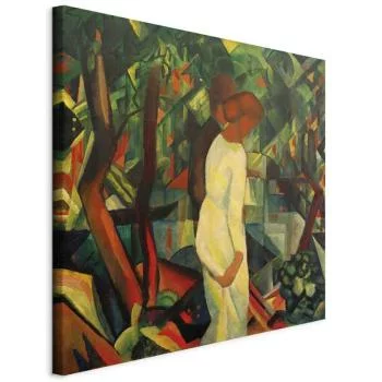 Obraz - August Macke – Para w lesie