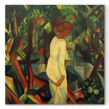 Obraz - August Macke – Para w lesie - obrazek 2