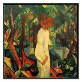 Obraz - August Macke – Para w lesie - obrazek 2