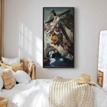 Obraz - Tintoretto – Objawienie Krzyża św. Piotrowiowi - obrazek 6