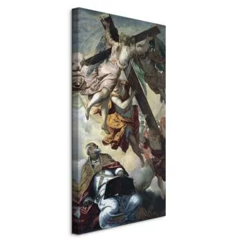 Obraz - Tintoretto – Objawienie Krzyża św. Piotrowiowi
