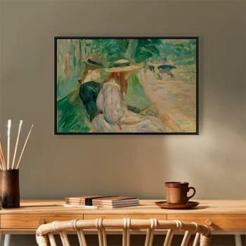 Obraz - Sur un banc de Bois de Boulogne (Berthe Morisot) - obrazek 6