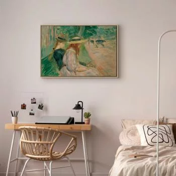 Obraz - Sur un banc de Bois de Boulogne (Berthe Morisot) - obrazek 5