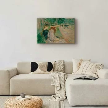 Obraz - Berthe Morisot – Na ławce w Lasku Bulońskim - obrazek 5