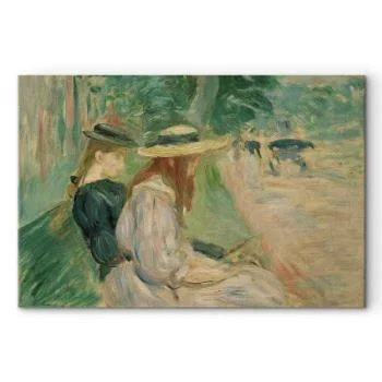 Obraz - Berthe Morisot – Na ławce w Lasku Bulońskim - obrazek 2