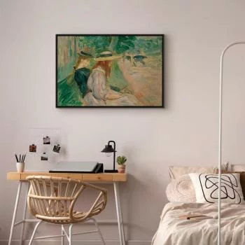 Obraz - Sur un banc de Bois de Boulogne (Berthe Morisot) - obrazek 5