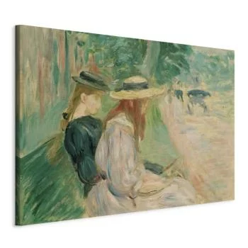 Obraz - Sur un banc de Bois de Boulogne (Berthe Morisot) - obrazek 2