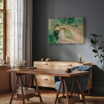 Obraz - Berthe Morisot – Na ławce w Lasku Bulońskim - obrazek 7