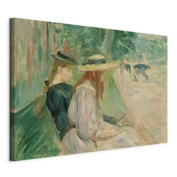 Obraz - Berthe Morisot – Na ławce w Lasku Bulońskim