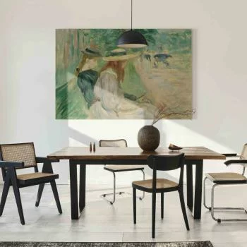 Obraz - Sur un banc de Bois de Boulogne (Berthe Morisot) - obrazek 5