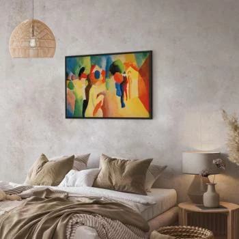 Obraz - August Macke – Kobieta w żółtym płaszczu - obrazek 5