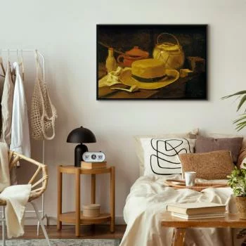 Obraz - Vincent Van Gogh – Martwa natura z żółtym słomkowym kapeluszem - obrazek 5